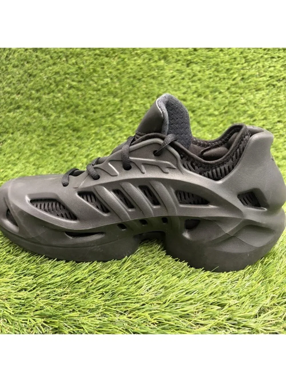 Adidas AdiFOM Climacool Boys Size 6Y Core Black Athletic Running Shoes Sneakers